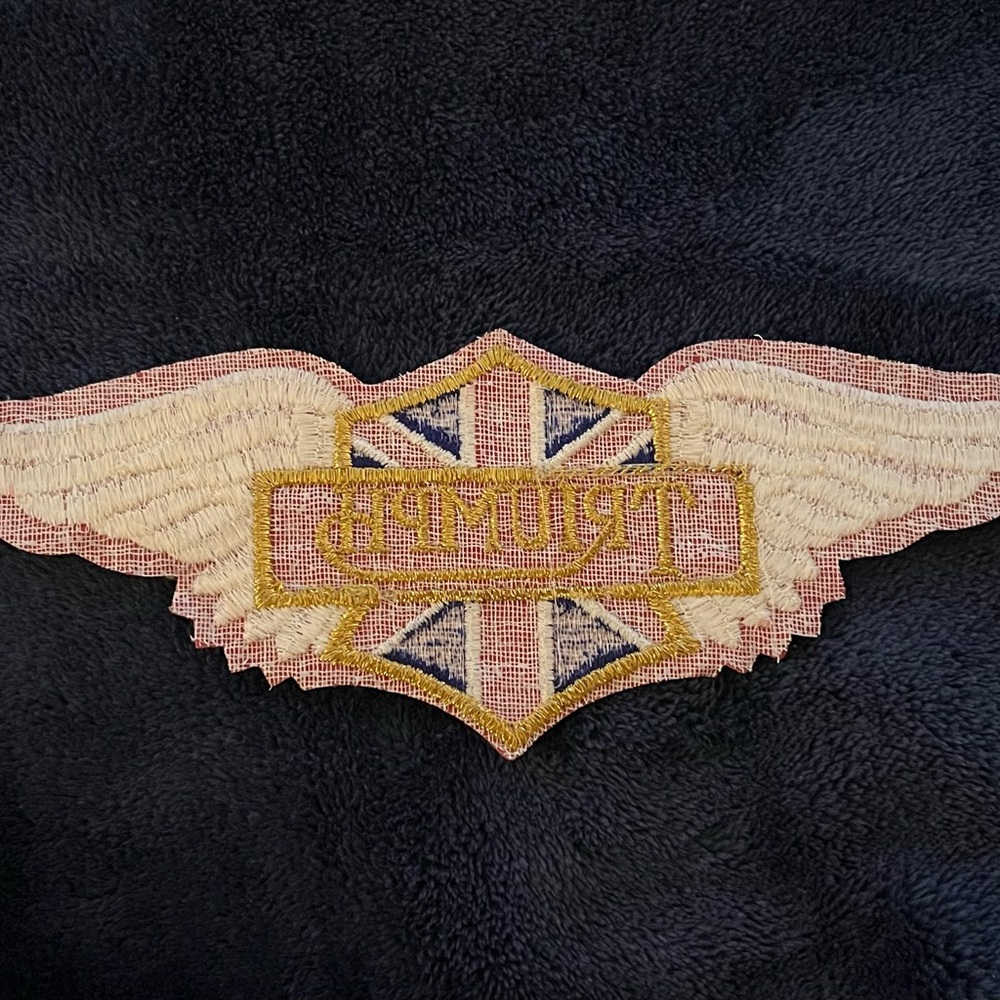 Large Triumph Winged Patch - image 2